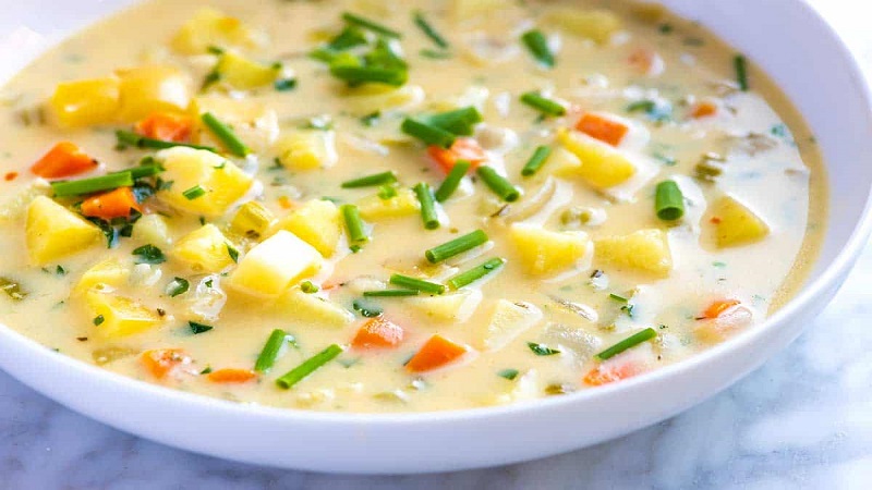 طرز تهیه سوپ سبزیجات چربی سوز به روش هانئیل